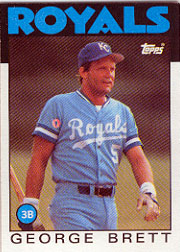 1986 Topps Baseball Cards      300     George Brett